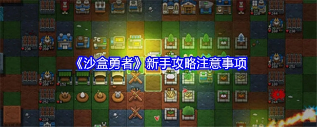 《沙盒勇者》新手攻略需留意的事项