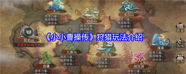 《小小曹操传》之狩猎玩法详细讲解