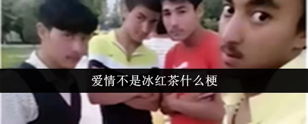 爱情不是冰红茶究竟是啥梗