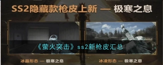 一文带你了解《萤火突击》ss2全新枪皮大集合