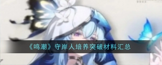 汇总《鸣潮》守岸人培养突破所需材料
