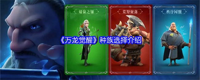 《万龙觉醒》中种族选择的相关介绍