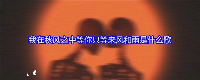 在秋风里盼你，却只盼来风和雨，这是哪首歌？