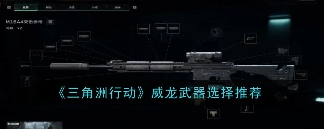 《三角洲行动》中威龙武器挑选建议