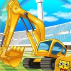 真实挖掘机修理店