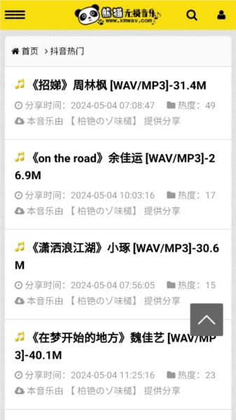 熊猫无损音乐(4)