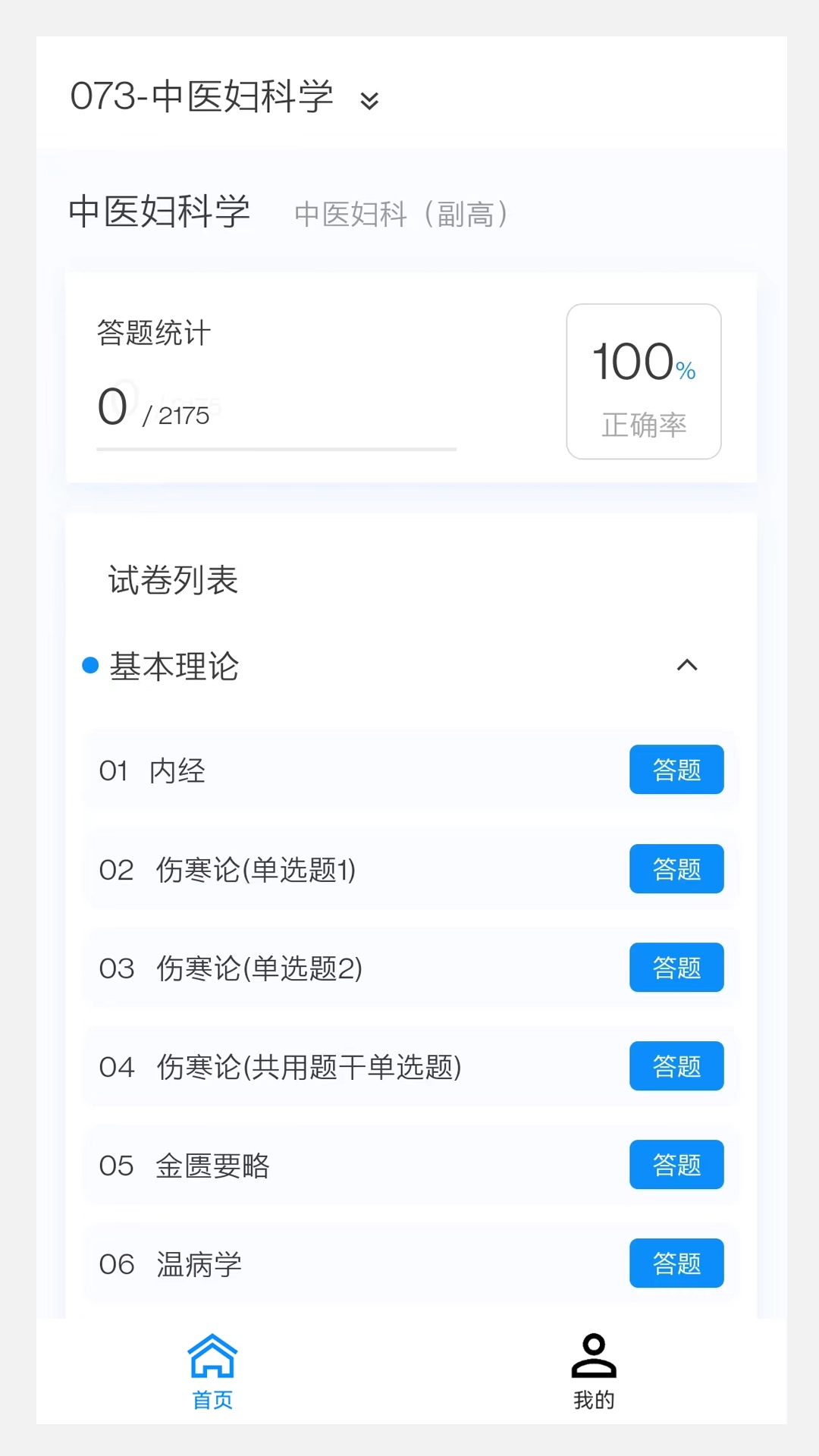 中医妇科学新题库图3