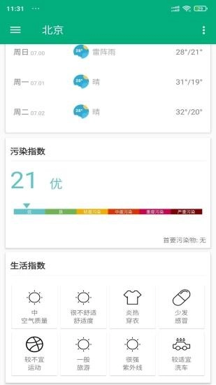 安果天气预报软件2