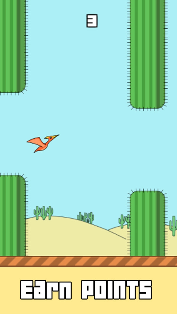 沙漠像素恐龙游戏