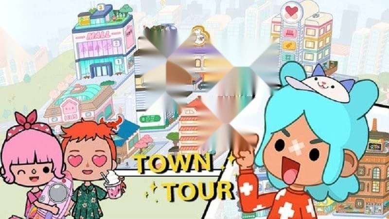 托卡世界三丽鸥小镇官方正版图1