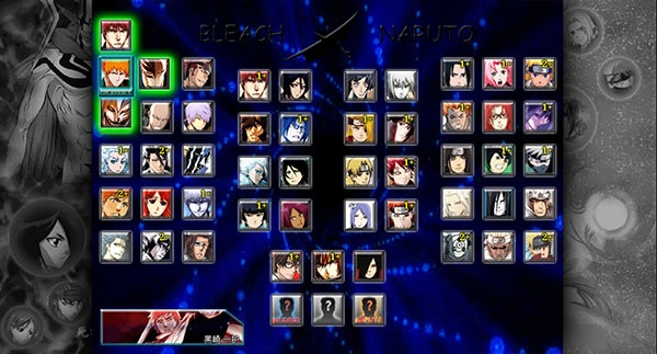 死神vs火影900人物版图3