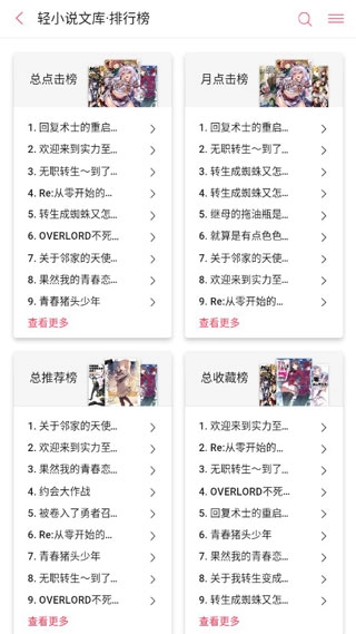 哔哩轻小说正版截图1