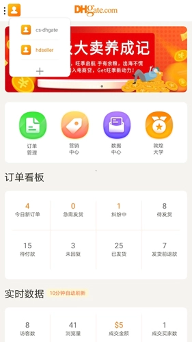 敦煌网商户版图1