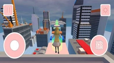 樱花校园跑酷逃离游戏正版图1