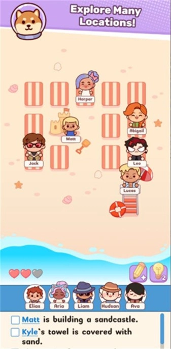 托卡座位大作战正式版图1