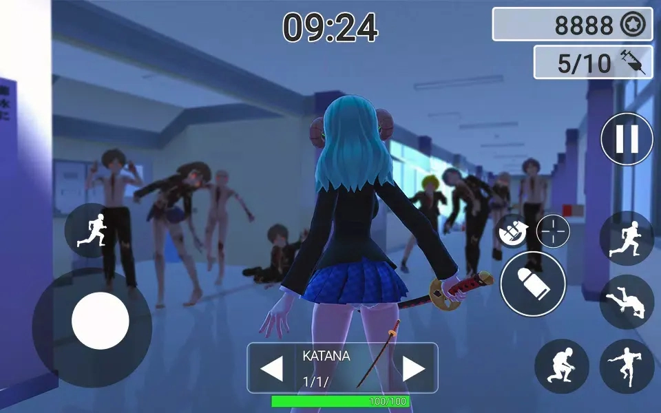 动漫女孩僵尸猎人2