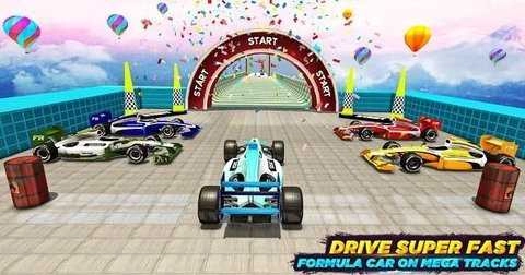 特技表演3d赛车竞速（Formula 1 Car Stunt）截图3