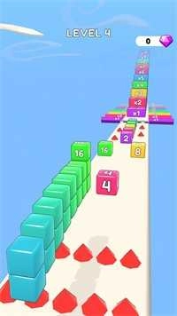 2048方块冲刺（Cube Run 2048）截图2
