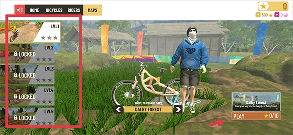 越野自行车特技截图2