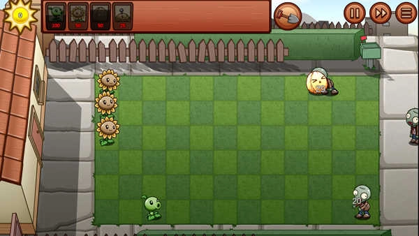 宅宅萝卜植物大战僵尸BW版图2