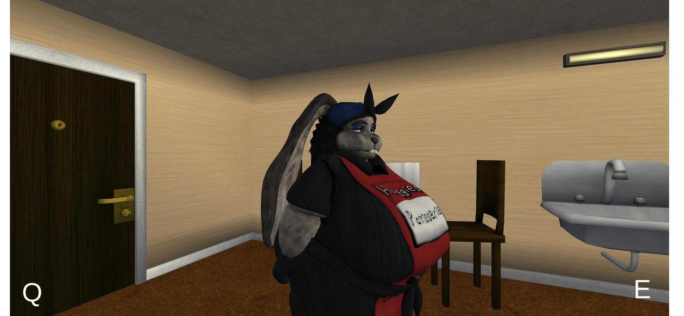 可怕的人在窗口拥抱22