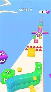 2048方块冲刺（Cube Run 2048）截图1