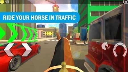 在交通中骑马(Horse Riding in Traffic)图2