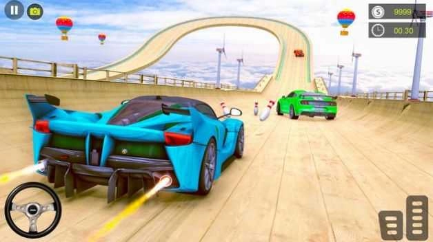 危险天空超跑特技（Stock Car Stunt Car Games）图1