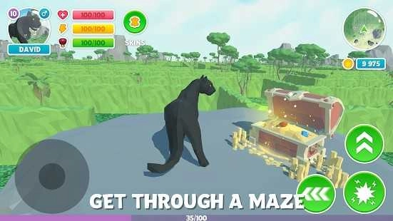黑豹家庭模拟器3DPanther Family Simulator 3D截图2