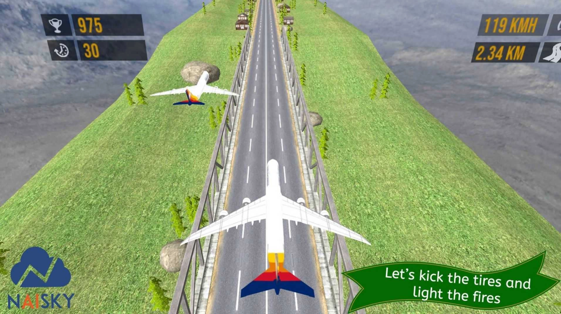 VR空客飞机驾驶模拟(VR Flight Air Plane Racer)图1
