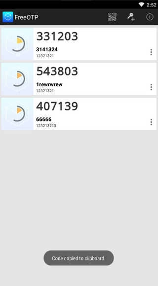 FreeOTP 图1