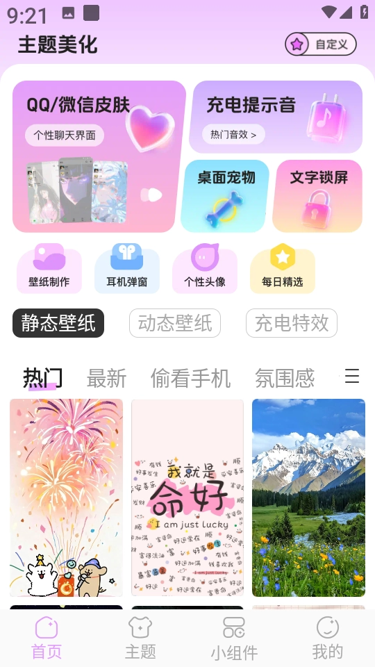 主题壁纸组件大全 图3