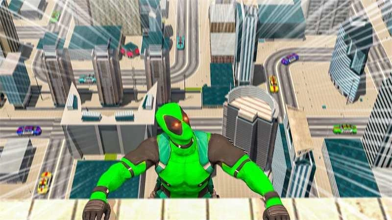 蜘蛛绳英雄罪恶小镇(Vice Town: Spider Rope Hero 3D)截图2