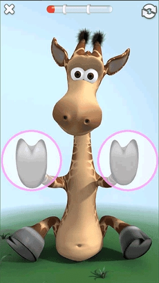 会说话的长颈鹿吉娜图1