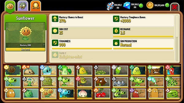 植物大战僵尸2无限阳光钻石金币图1