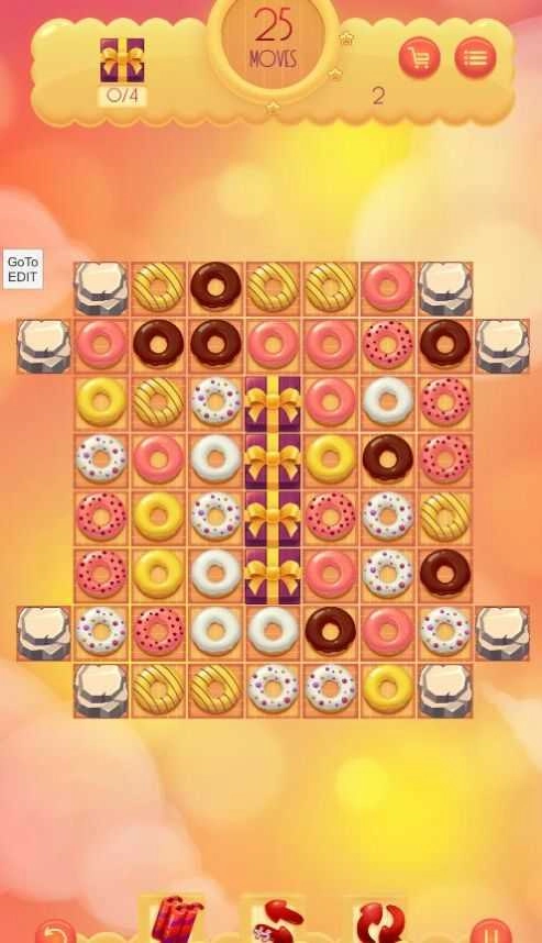 甜甜圈比赛3(Donuts Match 3)1