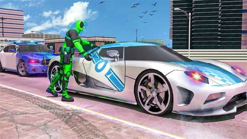 蜘蛛绳英雄罪恶小镇(Vice Town: Spider Rope Hero 3D)截图3