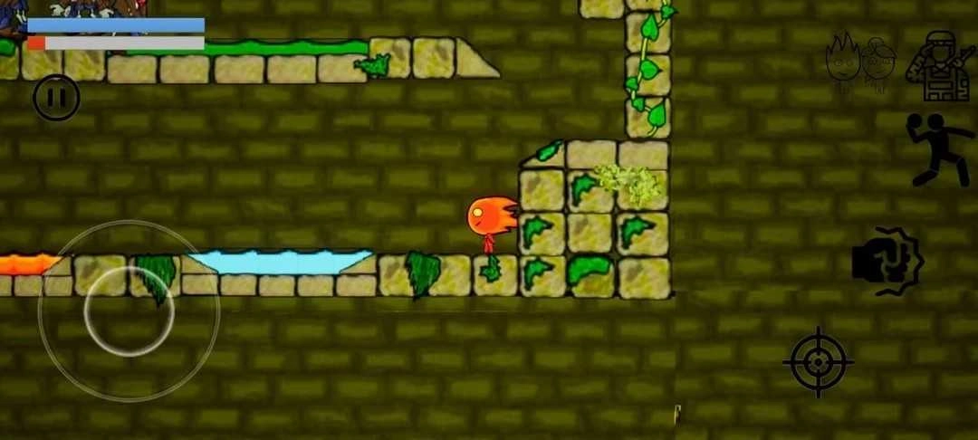 森林冰火人自制版图2