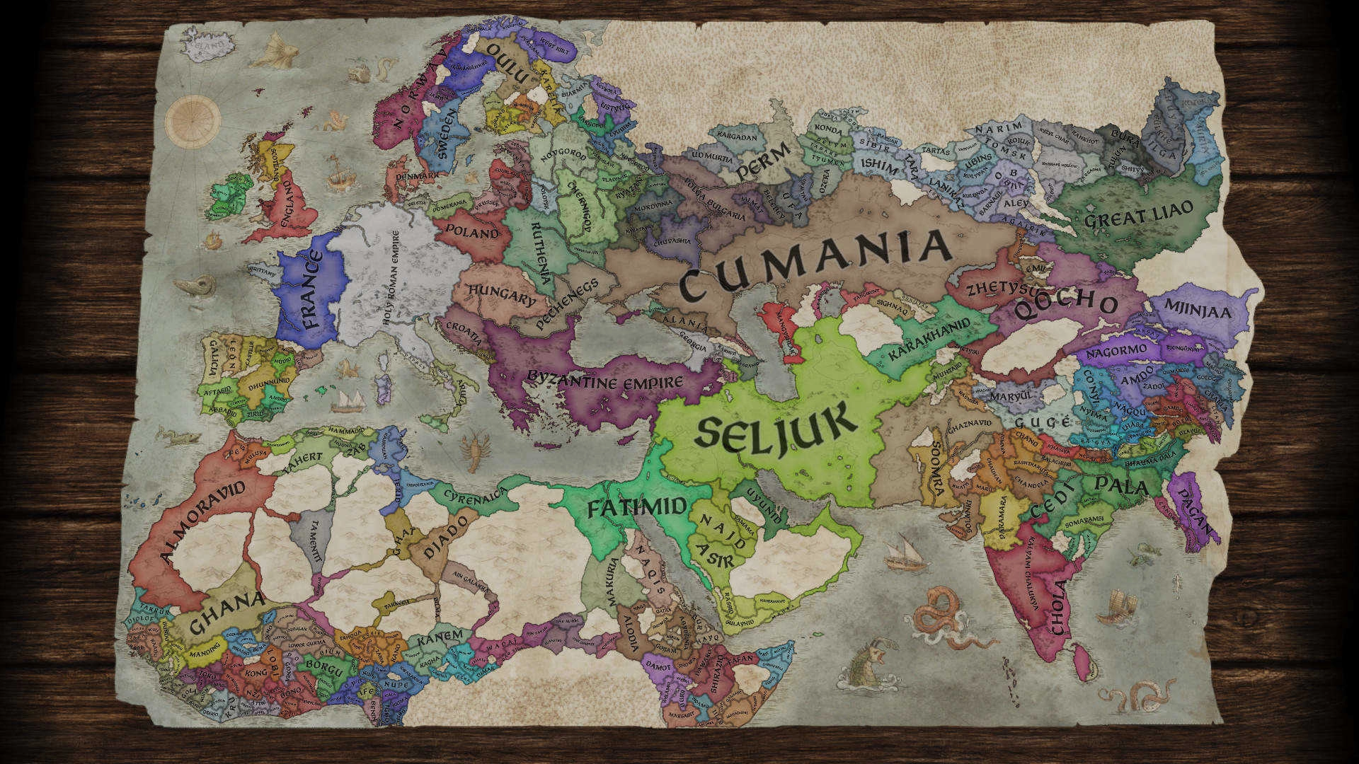 十字军之王3无公国限制MOD手游直装版图3