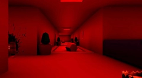 恐怖的粉红色房屋