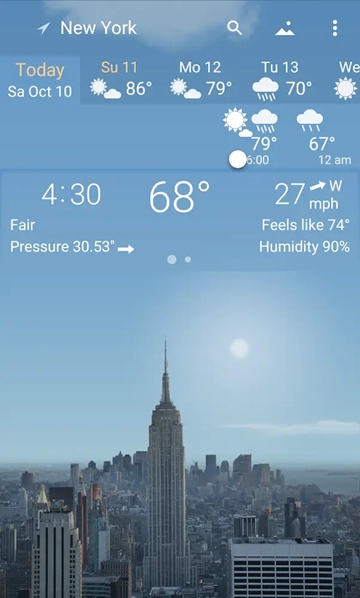 YoWindow实景天气高级图4