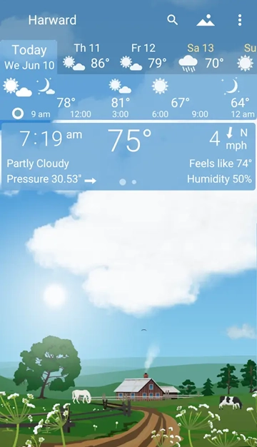 YoWindow实景天气高级图5