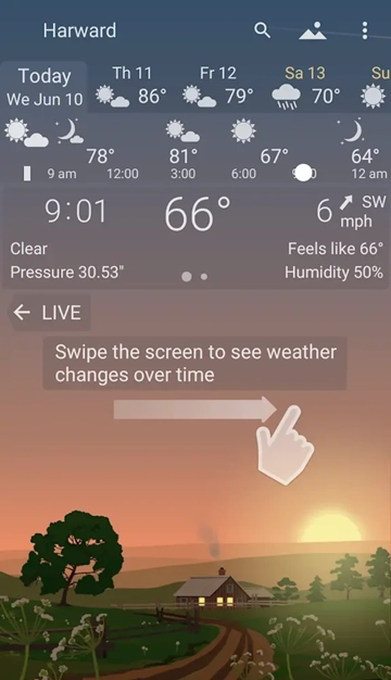 YoWindow实景天气高级图2