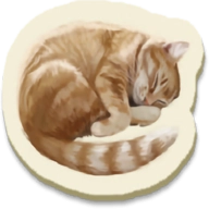 猫与花毯
