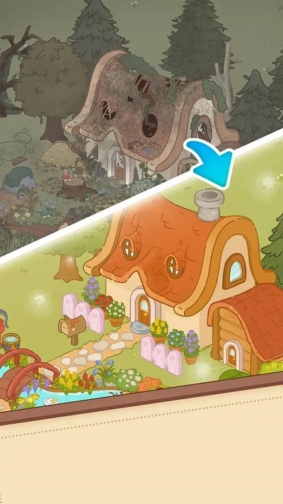 合并卡通小镇(3)