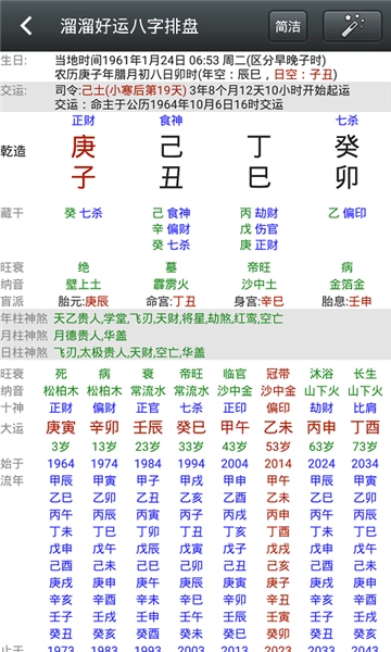 溜溜好運(yùn)八字排盤截圖4