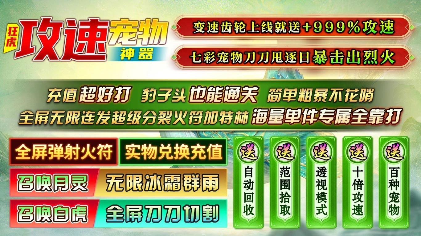 狂虎攻速宠物神器(5)