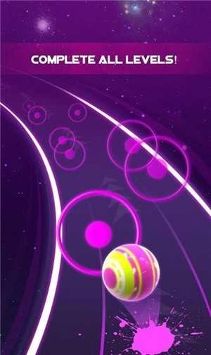 跳舞霓虹球匆匆道(Dancing Neon Ball Rush Road)