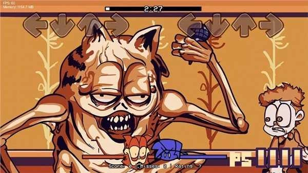 黑色星期五之夜恐怖加菲猫模组(FNF:PsychEngine)hank精品移植游戏无广告版图3