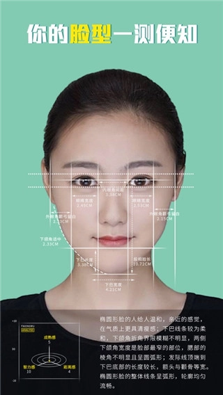 测脸型配发型截图2